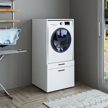 Étagère de rangement pour machine à laver sur pied, rangement pour lave- linge T1, étagère de cuisine
