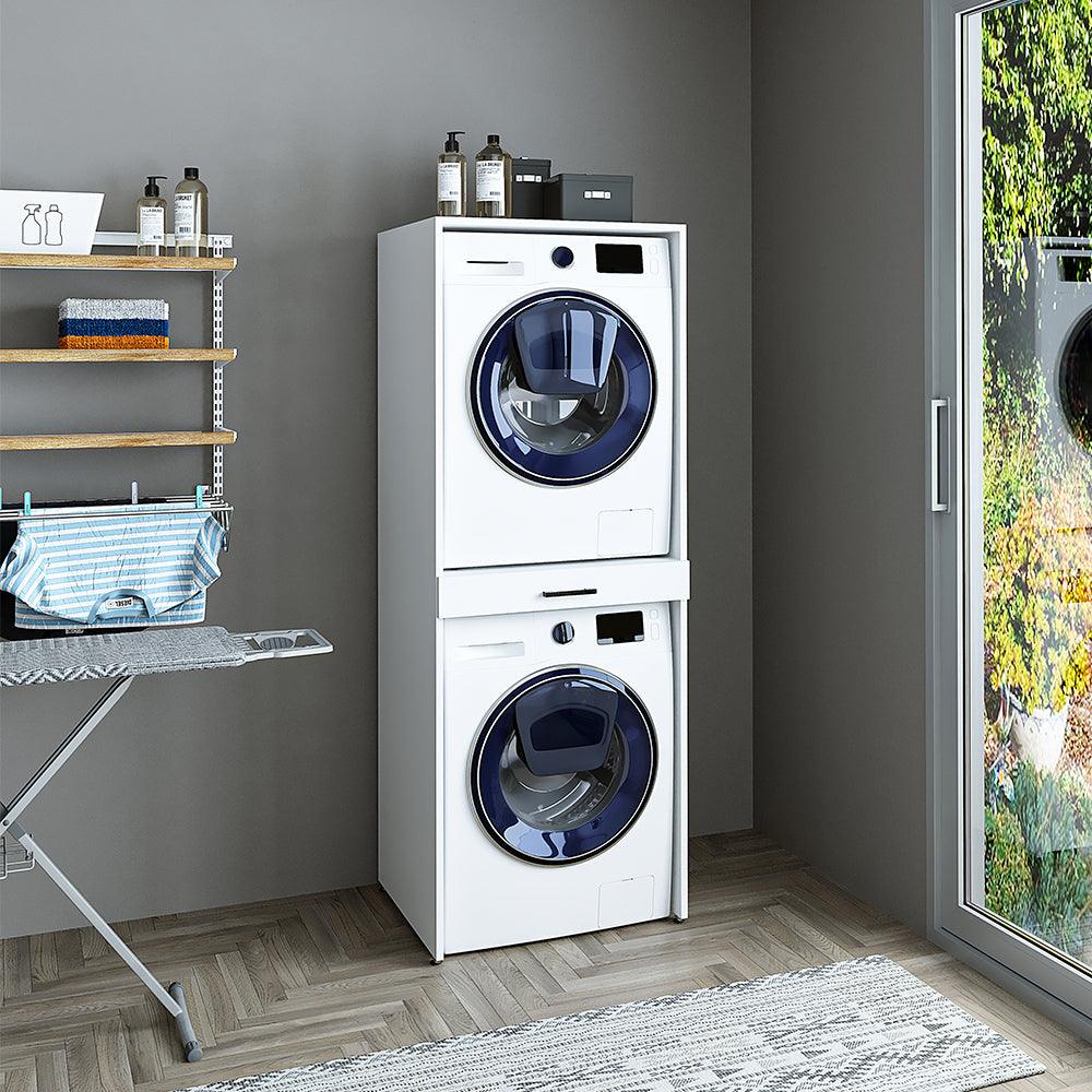 Grey washing machine and tumble deals dryer